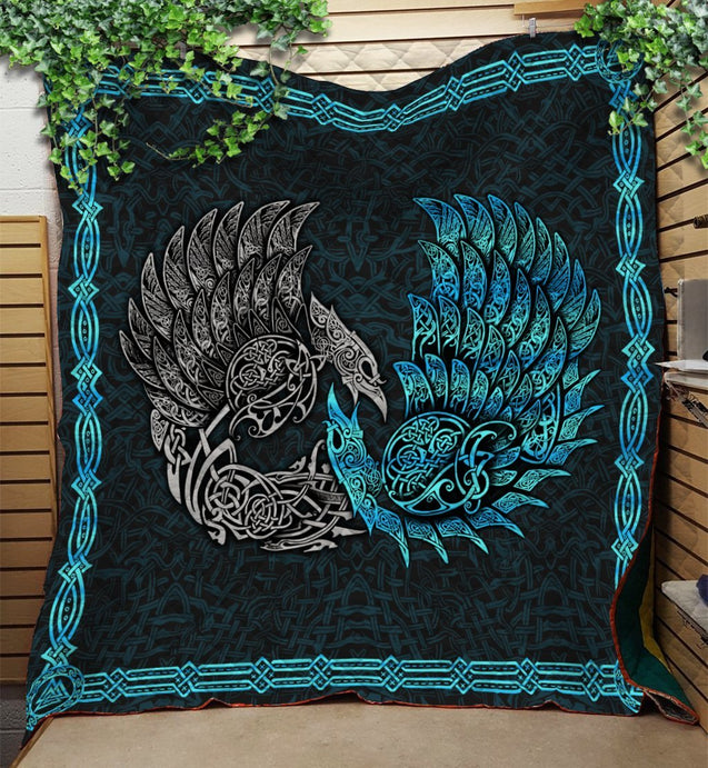 Viking 3D All Over Printed Quilt