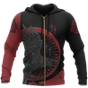 Viking Raven Zip Hoodie A0-FULL ZIPPER HOODIES-HP Arts-Zip-Up Hoodie-S-Vibe Cosy™