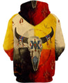 Native Buffalo Skull MP690-Apparel-MP-Hoodie-S-Vibe Cosy™