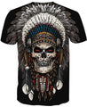 Native American Skull MP689 - Amaze Style™-Apparel