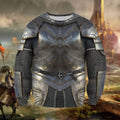 3D printed Knight Armor Tops MP815-Apparel-MP-Long-sleeved Shirt-S-Vibe Cosy™