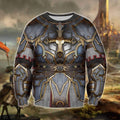 3D printed Knight medieval armor Tops MP816-Apparel-MP-Sweatshirt-S-Vibe Cosy™