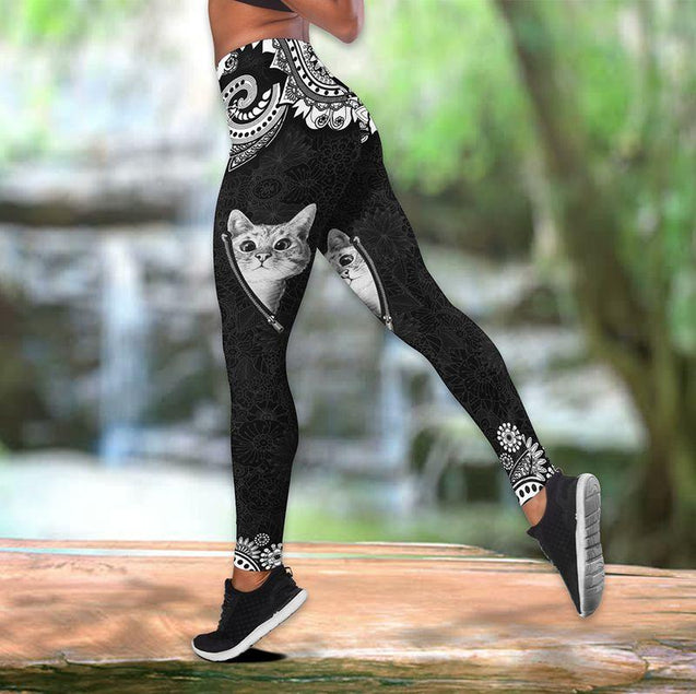 Cat Passion Legging Limited by SUN SU190374-Apparel-SUN-S-Vibe Cosy™