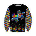 Autism 3D All Over Printed Shirts for Men and Women TT050302-Apparel-TT-Sweatshirts-S-Vibe Cosy™