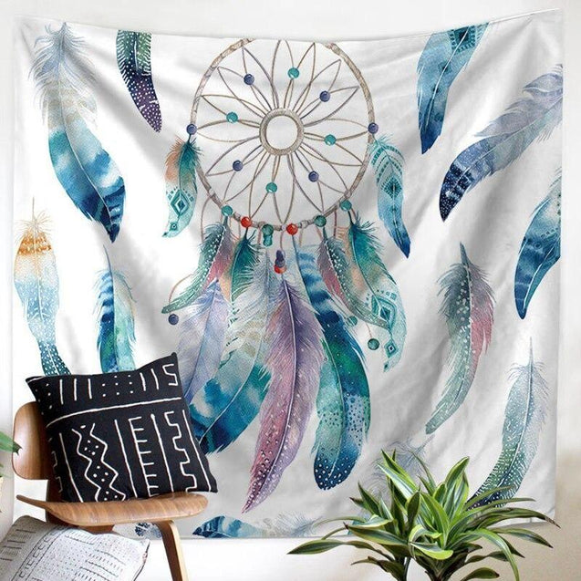 Native American 3D All Over Printed Tapestry
