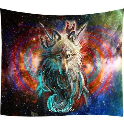 Native American 3D All Over Printed Tapestry