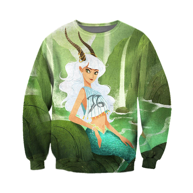 3D ALL OVER PRINTED CAPRICORN ZODIAC T SHIRT NTH160842-Apparel-NTH-Sweat Shirt-S-Vibe Cosy™