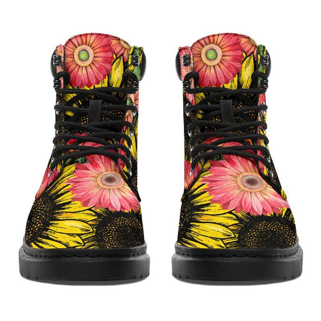 Sunflower hippie All season boots NNK022104-Shoes-NNK-Women's Leather Boots-US5 (EU35)-Vibe Cosy™