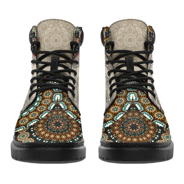 Horse - Vintage Mandala all season boots - Amaze Style™-