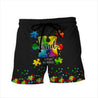 Autism 3D All Over Printed Shirts for Men and Women TT050303-Apparel-TT-Shorts-S-Vibe Cosy™