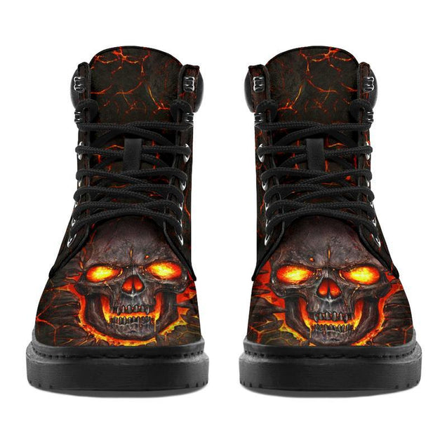 Skull Lava All Season Boots NHT290303-Apparel-HP Arts-US5 (EU38)-MEN'S LOW TOP-Vibe Cosy™