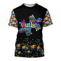 Autism 3D All Over Printed Shirts for Men and Women TT050302-Apparel-TT-T-Shirt-S-Vibe Cosy™