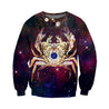 3D ALL OVER PRINTED CANCER ZODIAC T SHIRT NTH160837-Apparel-NTH-Sweat Shirt-S-Vibe Cosy™