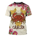 3D ALL OVER PRINTED CANCER ZODIAC T SHIRT NTH160835-Apparel-NTH-T-Shirt-S-Vibe Cosy™