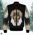 Premium Wolf Native American 3D All Over Printed Unisex Shirts