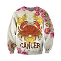 3D ALL OVER PRINTED CANCER ZODIAC T SHIRT NTH160835-Apparel-NTH-Sweat Shirt-S-Vibe Cosy™