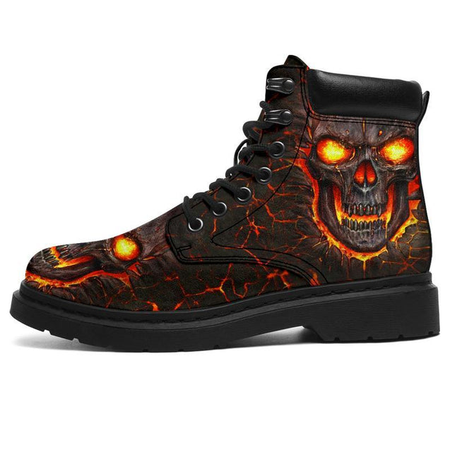 Skull Lava All Season Boots NHT290303-Apparel-HP Arts-US5 (EU38)-MEN'S LOW TOP-Vibe Cosy™