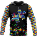 Autism 3D All Over Printed Shirts for Men and Women TT050302-Apparel-TT-Zipped Hoodie-S-Vibe Cosy™