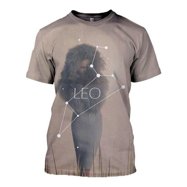 3D ALL OVER PRINTED LEO ZODIAC T SHIRT NTH160866-Apparel-NTH-T-Shirt-S-Vibe Cosy™