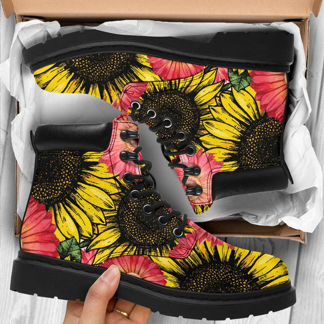 Sunflower hippie All season boots NNK022104-Shoes-NNK-Women's Leather Boots-US5 (EU35)-Vibe Cosy™