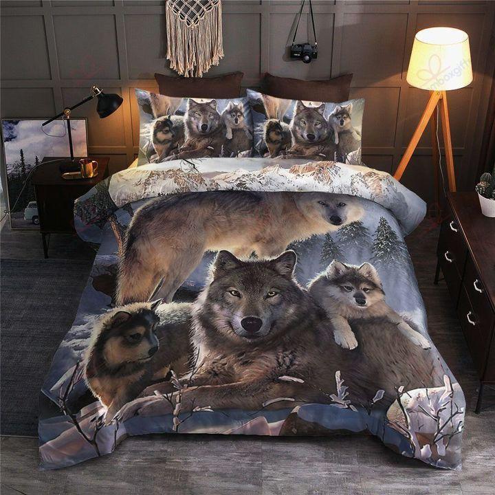 Wolf bedding set HG63003-Bedding Set-HG-Twin-Vibe Cosy™