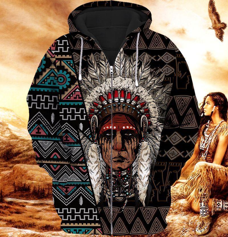 Native American 3D All Over Printed Unisex Shirts