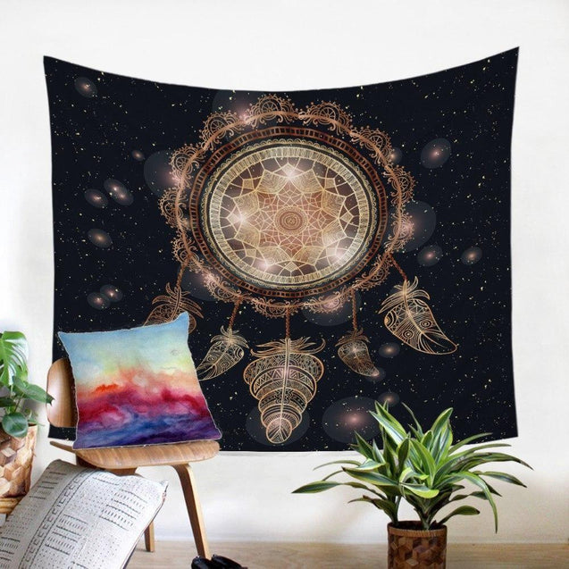 Native American 3D All Over Printed Tapestry