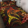 Beautiful Marlin Hibiscus Hawaii Quilt Bedding set