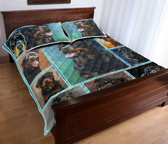 Rottweiler Lovers Quilt Bedding DL20292006S