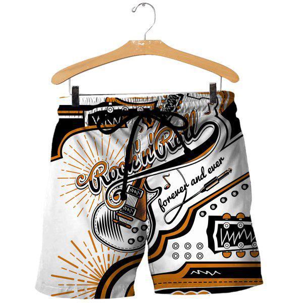 Rock'n'Roll guitar 3D Printed Music Clothes ver2 HG10254-Apparel-HG-Shorts-S-Vibe Cosy™