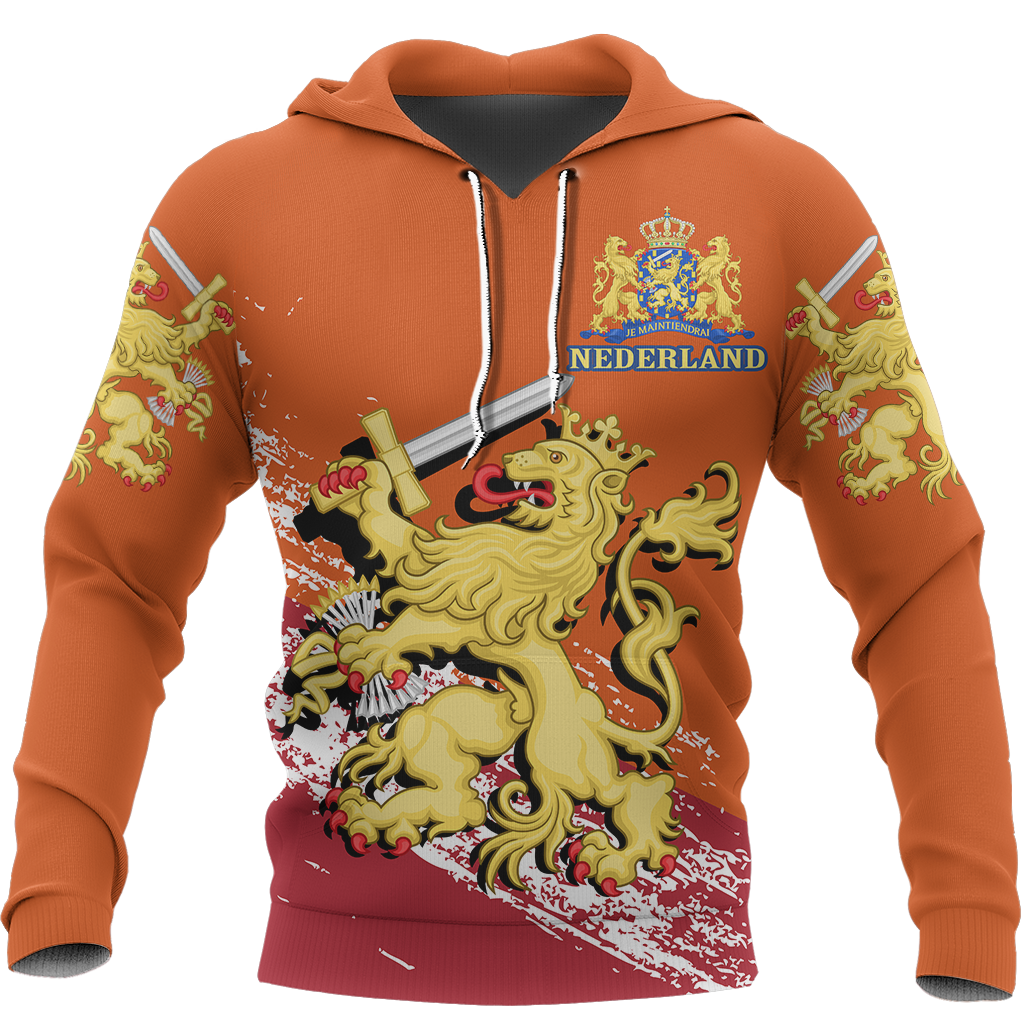 The Netherlands Lion Special Hoodie-Apparel-Phaethon-Hoodie-S-Vibe Cosy™