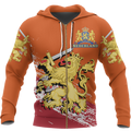 The Netherlands Lion Special Hoodie-Apparel-Phaethon-Zip-Hoodie-S-Vibe Cosy™