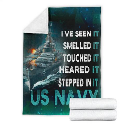 US Navy 3D All Over Printed Blanket