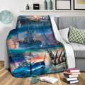 US Navy 3D All Over Printed Blanket