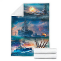 US Navy 3D All Over Printed Blanket