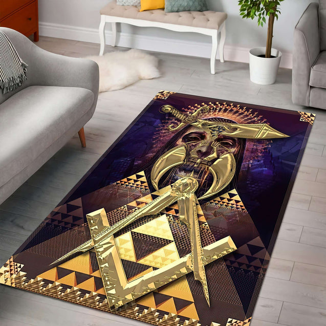 Freemasonry 3D All Over Printed Rug