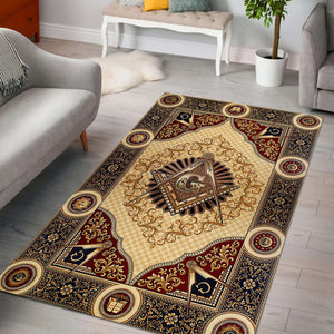 Freemasonry 3D All Over Printed Rug