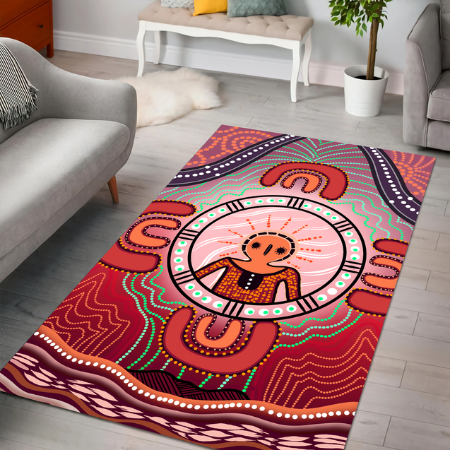 Africa Culture Pattern Rug-ML