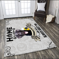 Black Labrador and Beer Rug VP22092002S1