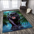 Black King of The Night Jungle Rug DL082820A