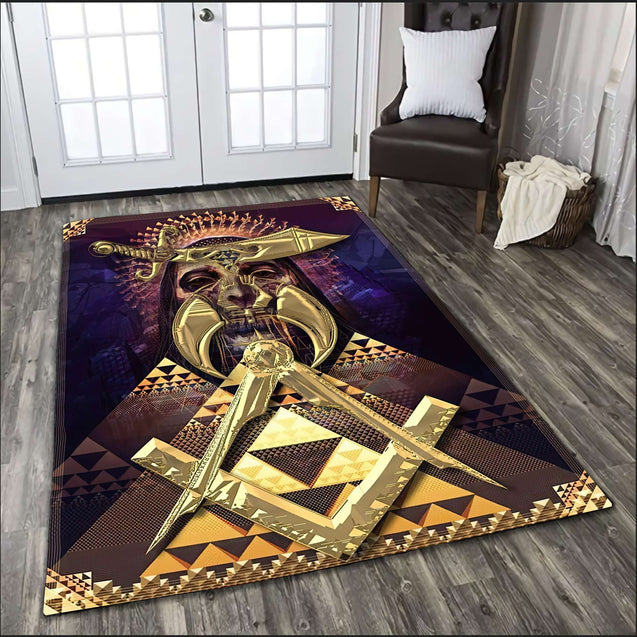 Freemasonry 3D All Over Printed Rug