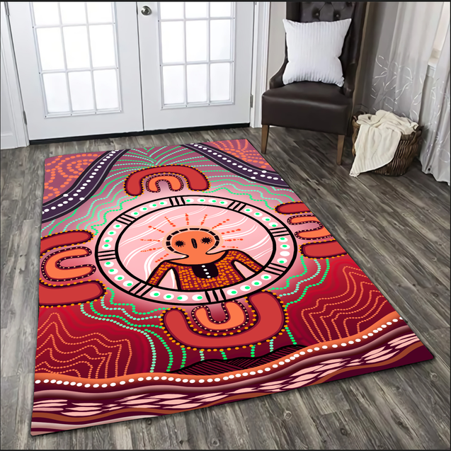 Africa Culture Pattern Rug-ML