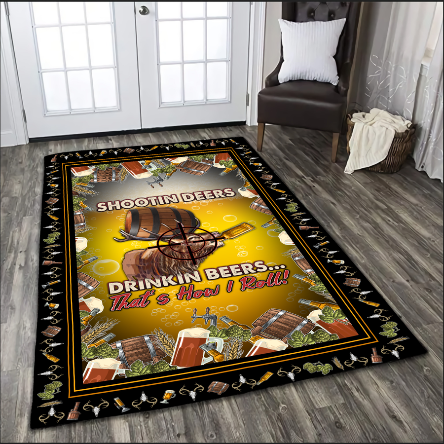 Shootin' deer and Huntin' Deer Rug MH2309201