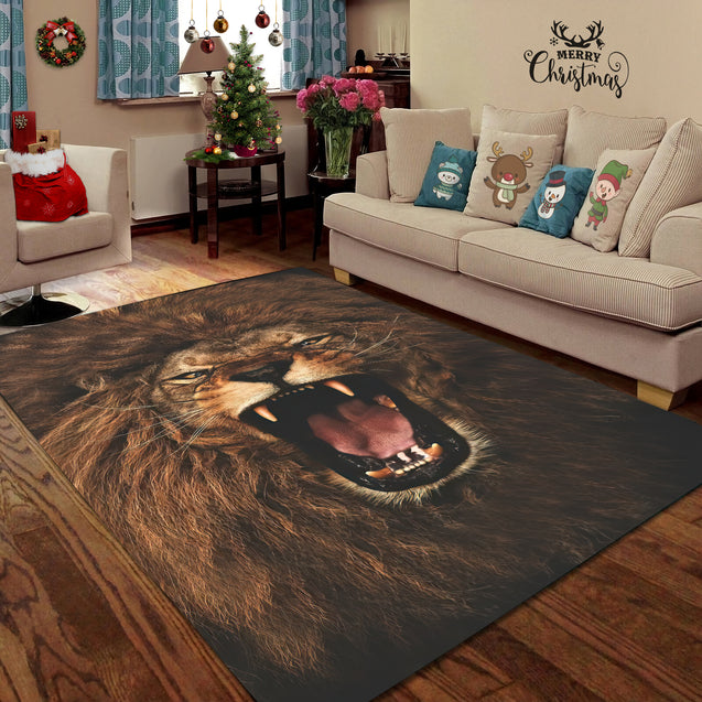 The Alpha King Lion Combo Rug