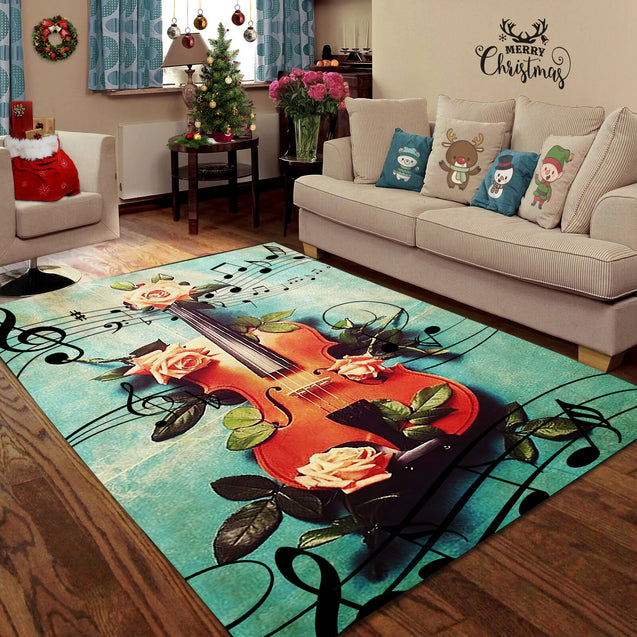 Violin Music Note Rug TA0804202