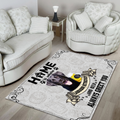 Black Labrador and Beer Rug VP22092002S1