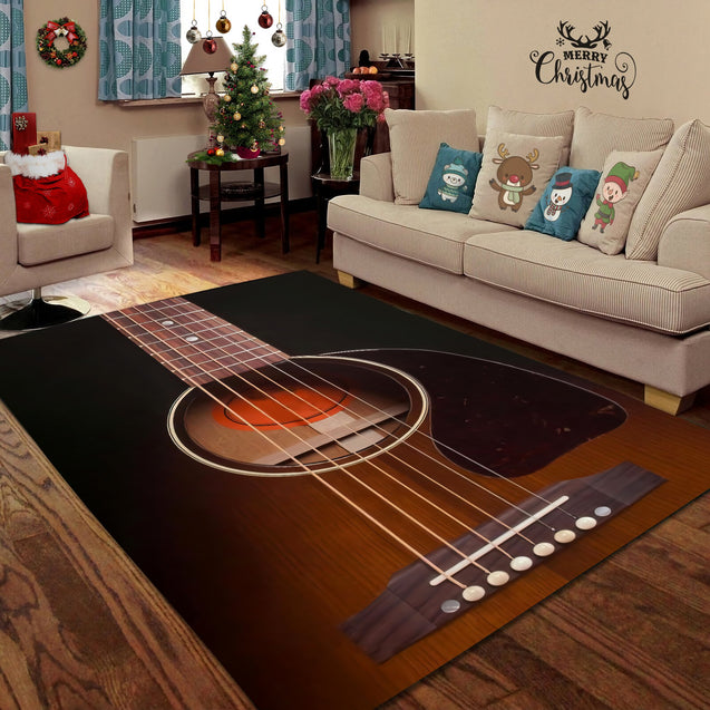 Guitar Musical Instrument 3D Rug HHT07012104