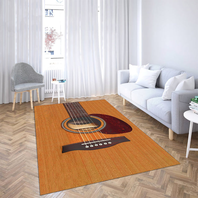 Guitar Musical Instrument 3D Rug HHT07012103