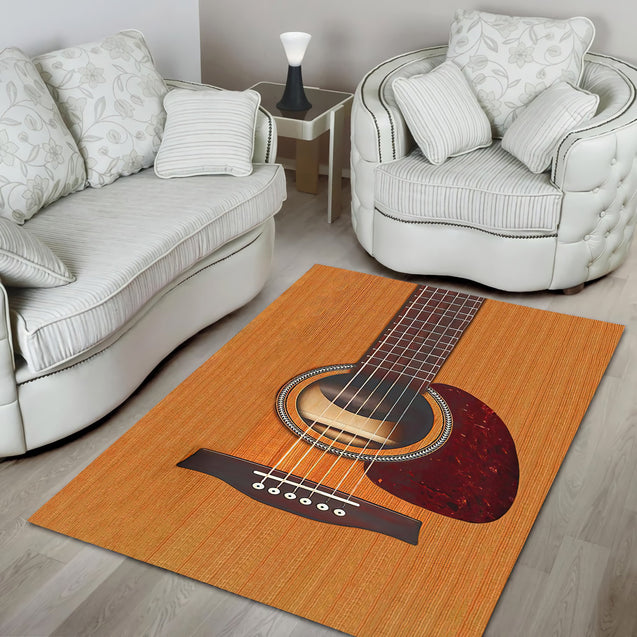 Guitar Musical Instrument 3D Rug HHT07012103