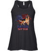 Nation Sitter German Shepherd Pi261204-Apparel-Amsbk-Racerback Tank-Black-XS-Vibe Cosy™